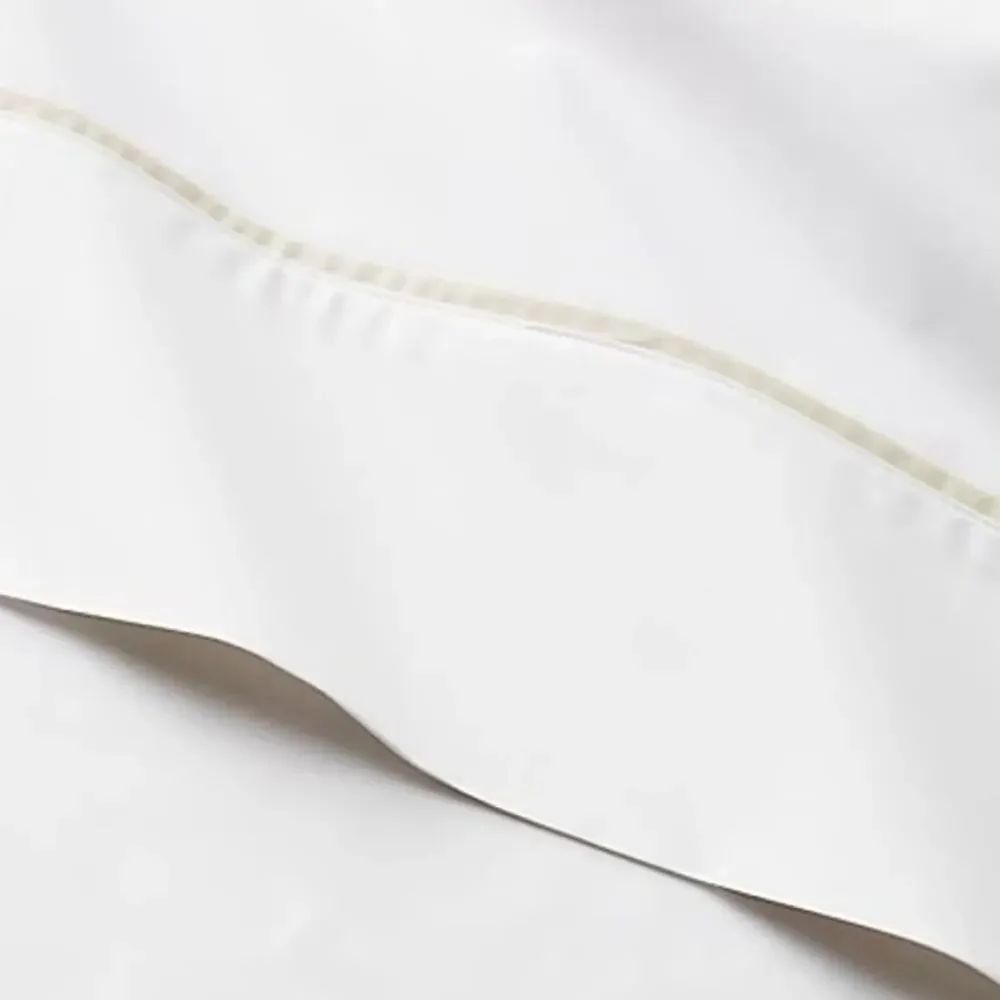 Ralph Lauren Organic Cotton Percale Palmer Full Flat Sheet Sand Dune NEW LUXURY